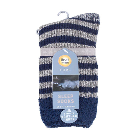 Mens Warm Luxury Fleece Lined Thermal Lounge Bed Socks