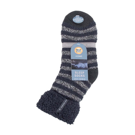 Mens Warm Luxury Fleece Lined Thermal Lounge Bed Socks