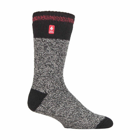 Mens Twist Patterned Thick Winter Warm Thermal Socks