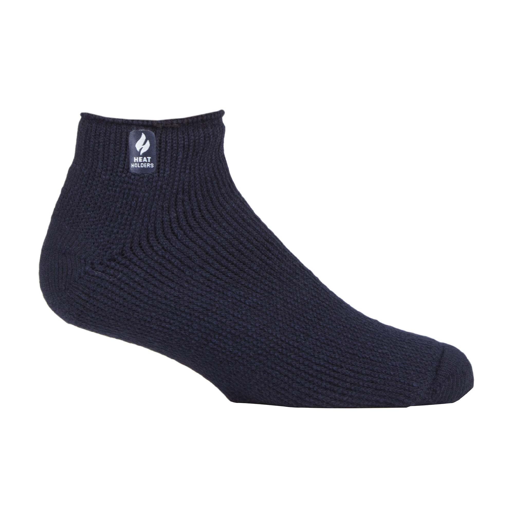 1 Pack Men's Low Cut Thermal Trainer Socks