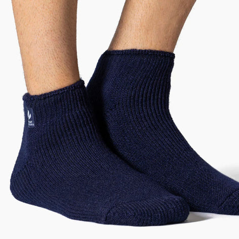 1 Pack Men's Low Cut Thermal Trainer Socks