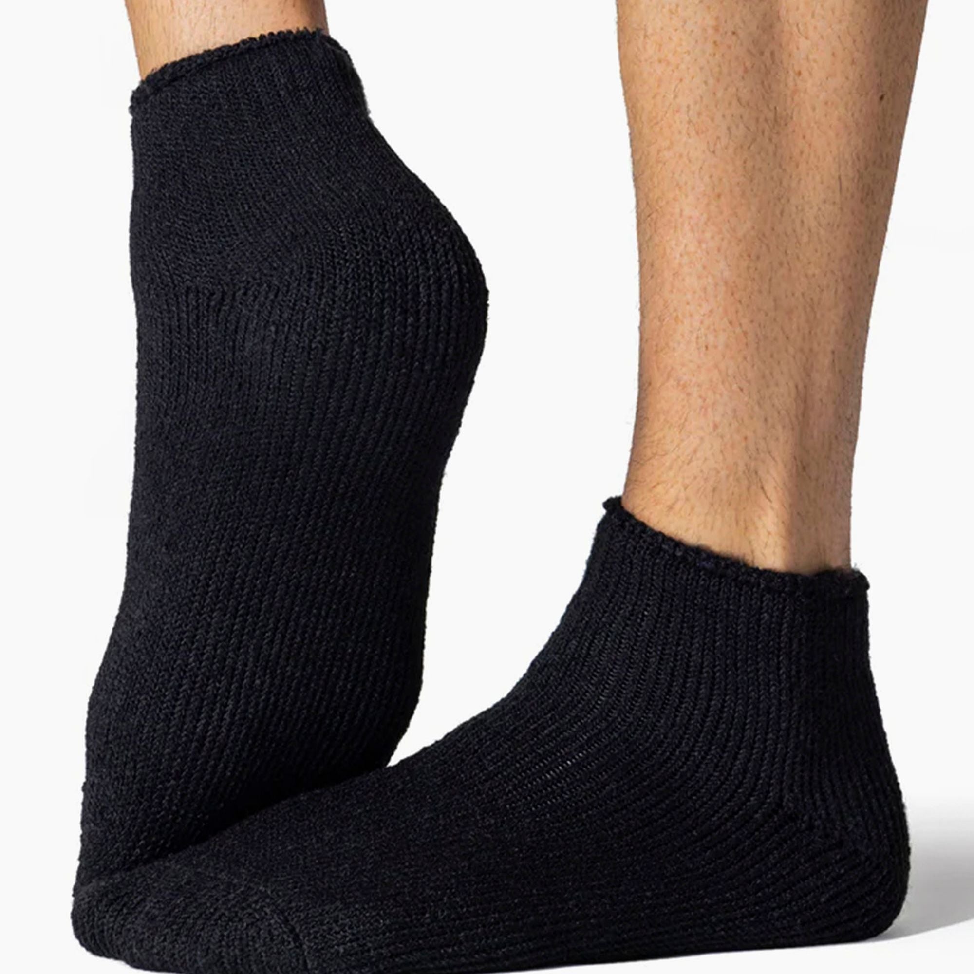 1 Pack Men's Low Cut Thermal Trainer Socks