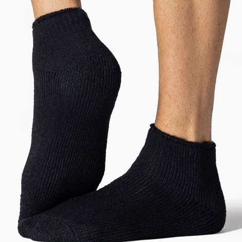 1 Pack Men's Low Cut Thermal Trainer Socks