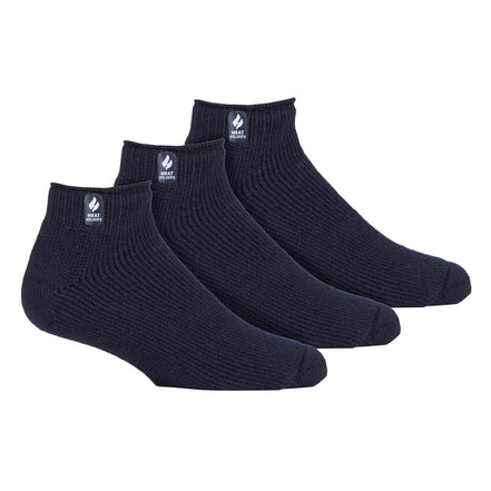 Mens 3 Pack Thermal Winter Soft Trainer Socks