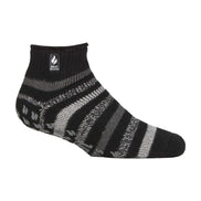Mens 2.3 TOG Non Slip Low Cut Ankle Thermal Slipper Socks (Multipack Options)