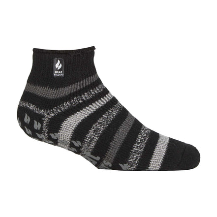 Mens 2.3 TOG Non Slip Low Cut Ankle Thermal Slipper Socks (Multipack Options)