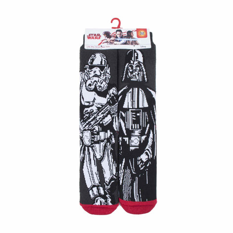 Mens Star Wars Themed Novelty Thermal Slipper Socks