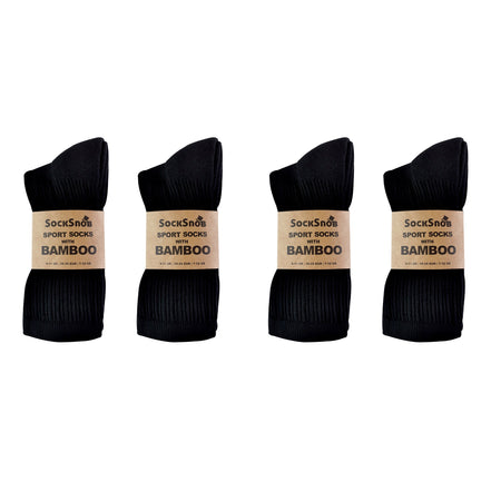 Mens Bamboo / Organic Cotton Running Sport Socks (Multipack Options)