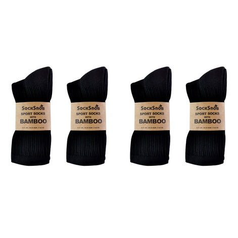 Mens Bamboo / Organic Cotton Running Sport Socks (Multipack Options)