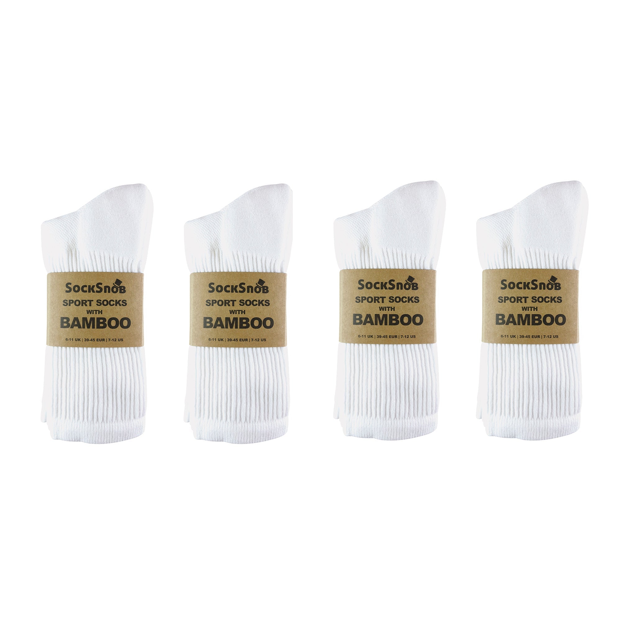 Mens Bamboo / Organic Cotton Running Sport Socks (Multipack Options)