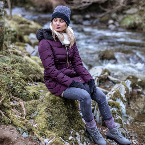 Ladies Outdoor Winter Warm Thermal Merino Wool Socks