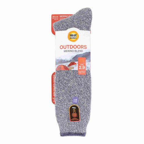 Ladies Outdoor Knee High Thermal Merino Wool Socks for Winter