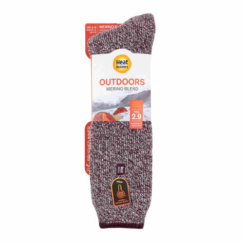 Ladies Outdoor Knee High Thermal Merino Wool Socks for Winter