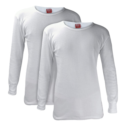2 Pack Mens Long Sleeve Thermal Top for Winter