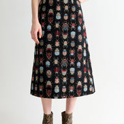 Buffy Beetlejuice Jacquard Midi Skirt – Multicoloured