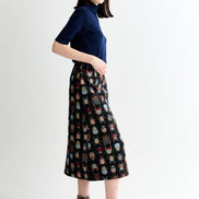 Buffy Beetlejuice Jacquard Midi Skirt – Multicoloured