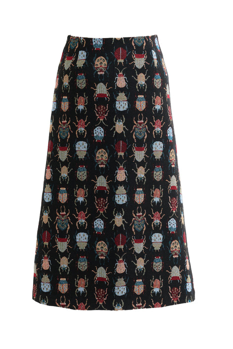 Buffy Beetlejuice Jacquard Midi Skirt – Multicoloured
