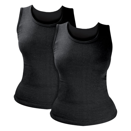 2 Pack Ladies Thermal Sleeveless Top for Winter