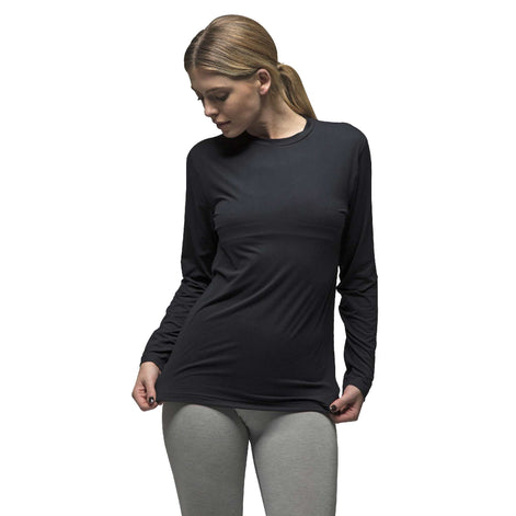 Ladies Fleece Lined Base Layer Thermal Long Sleeve Top