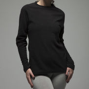 Ladies Fleece Lined Base Layer Thermal Long Sleeve Top