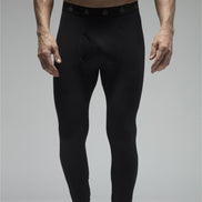 Mens Fleece Lined Base Layer Thermal Long John Bottoms
