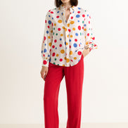 Byron Dotty Print Shirt