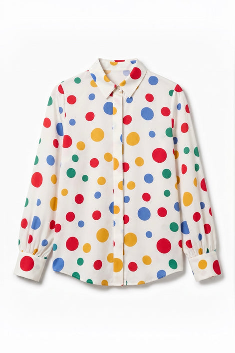 Byron Dotty Print Shirt