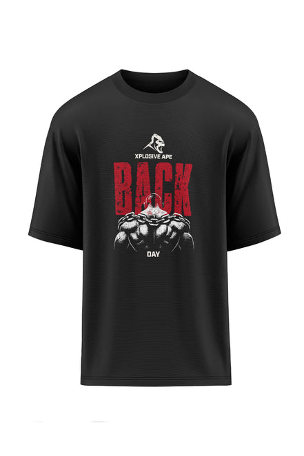 XAPE Back Day Oversized Tee - Black