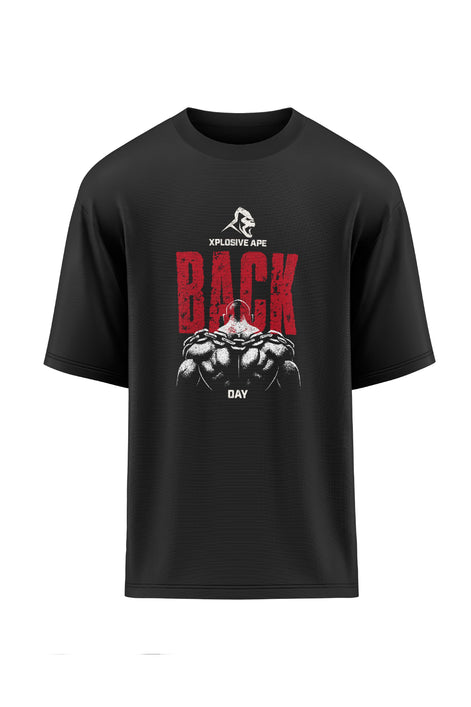 XAPE Back Day Oversized Tee - Black