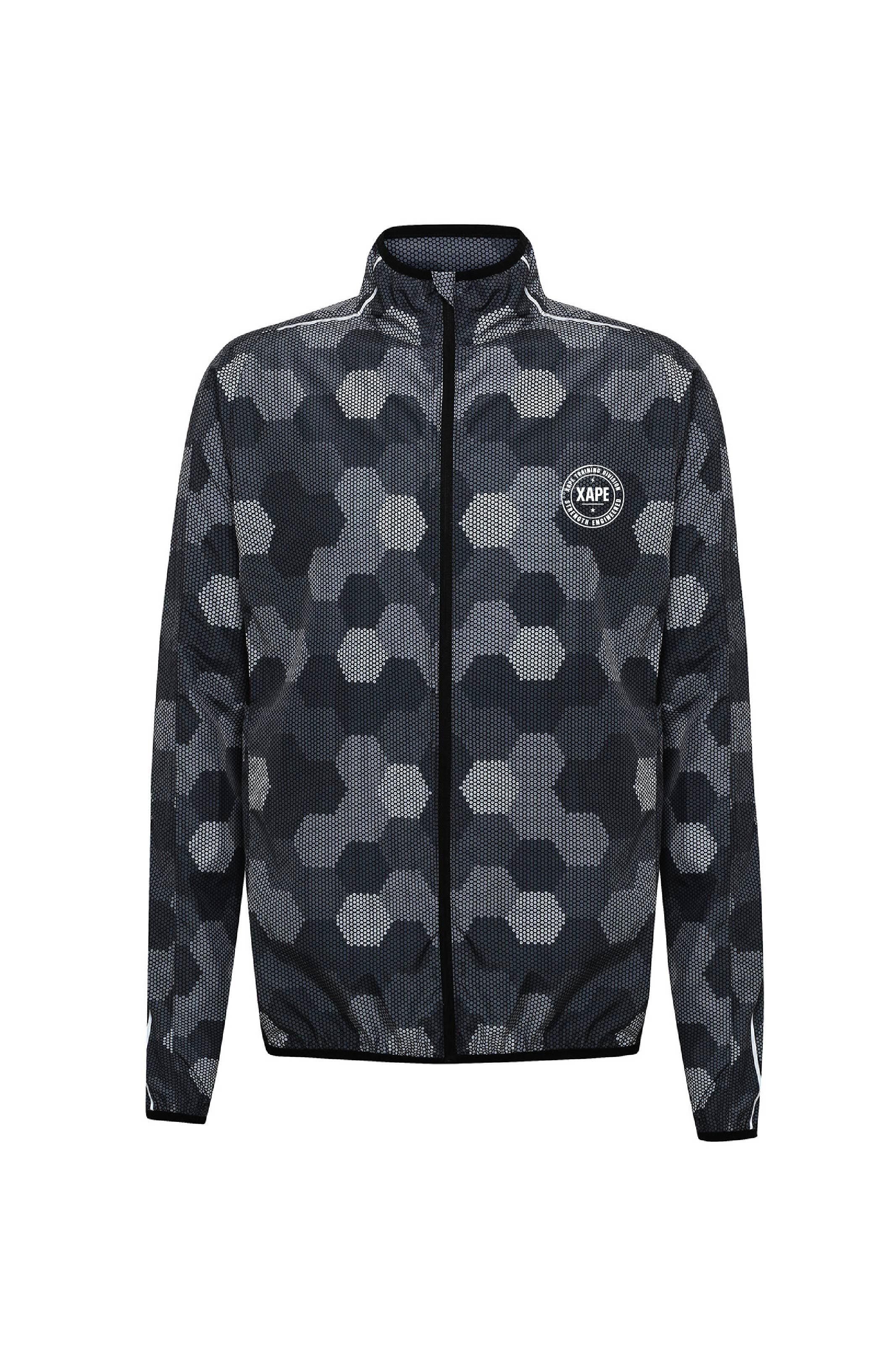 XAPE Badge Logo Fitness Jacket - Black