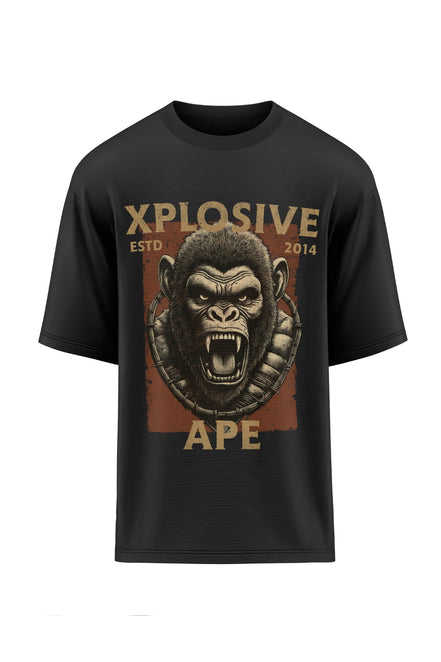 XAPE Barbed Oversized Tee - Black