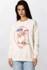 Light Beige French Bulldog Embroidered Sweatshirt