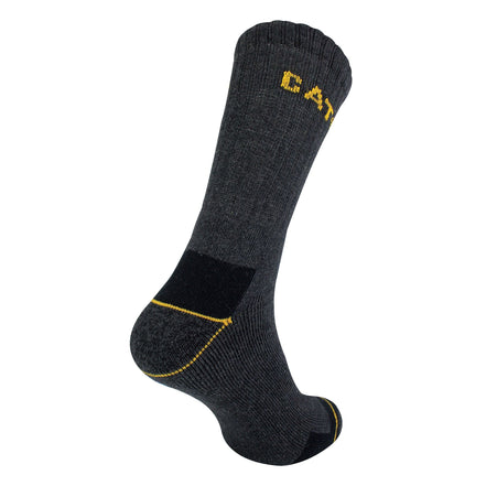 Mens 3 Pack Real Work Socks with Cushioned Heel & Toe