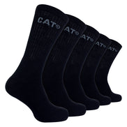Mens 5 Pack Durable Cotton Performance Work Socks