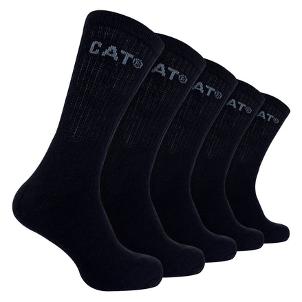 Mens 5 Pack Durable Cotton Performance Work Socks