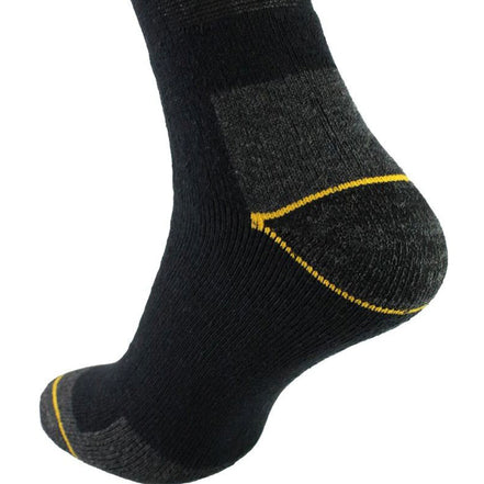 6 Pack Unisex Heavy Duty Work Socks for Steel Toe Boots
