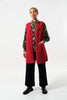 Cathel Borg Longline Waistcoat - Red