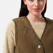 Cathel Borg Longline Waistcoat - Nutmeg