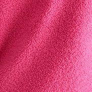 Apple Borg Faux Fur Collar Cropped Jacket - Pink