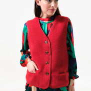Chris Borg Waistcoat - Red