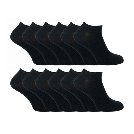 Mens Cotton Low Cut Trainer Socks (Multipack Options)