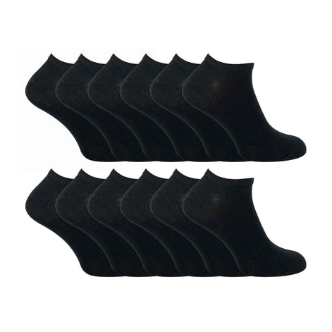 Mens Cotton Low Cut Trainer Socks (Multipack Options)