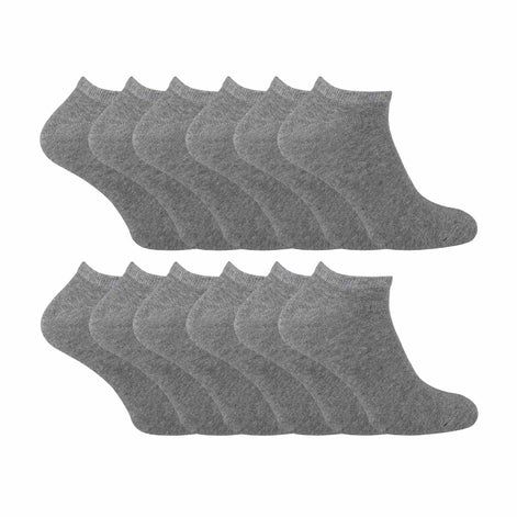 Mens Cotton Low Cut Trainer Socks (Multipack Options)