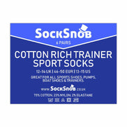 Mens Cotton Low Cut Trainer Socks (Multipack Options)