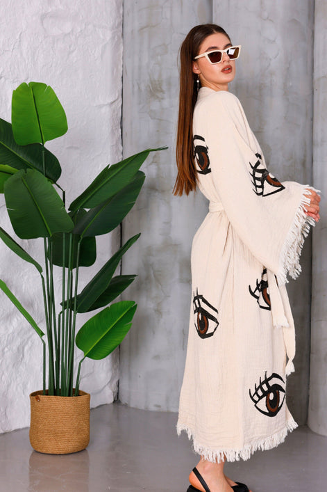 COCOA DREAMS Organic Cotton Kimono