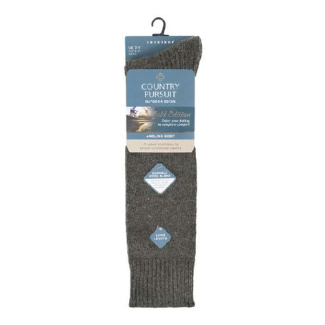 1 Pack Men's Knee High Outdoor Fisherman Socks for Angling