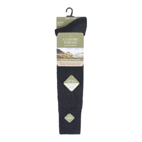 1 Pack Men's Knee High Wool Military Action Army Style Socks