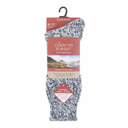 1 Pack Men's Pennine Walker Heavy Wool Hiking Socks