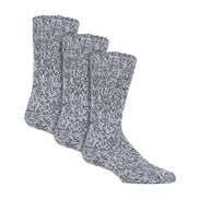 3 Pack Mens Wool Boot Socks | Thick Pennine Walker Socks | Outdoor Hiking Socks