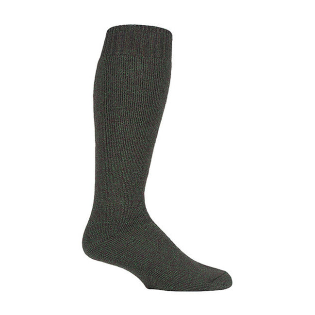 1 Pack Men's Long Green Wellington Boot Socks